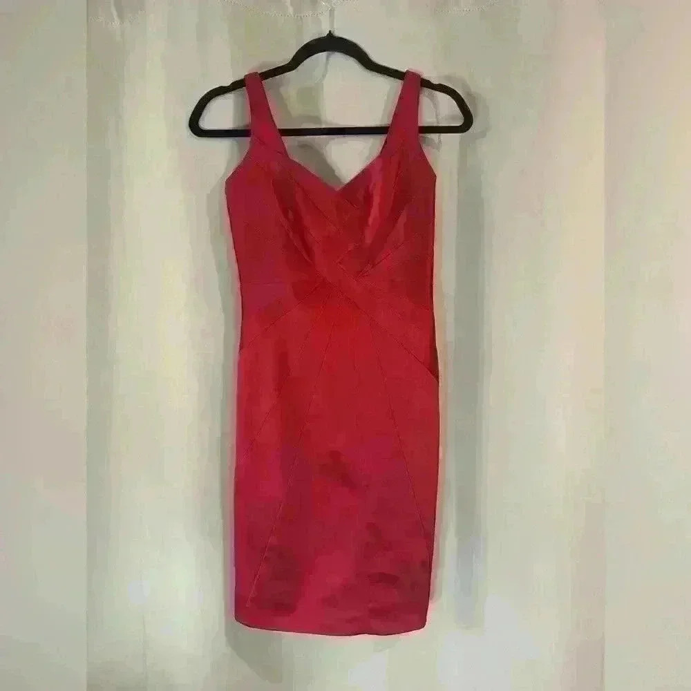 Womens Red Max and Cleo Dress